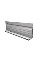 P-80 Fabric Aluminium Profile, Wide Body, Anodized Silver/Black Finish, 360mm Depth, 6M Length, Industrial Grade SEG Frame for Fabric Signage Walls, Retail & Exhibit Structures